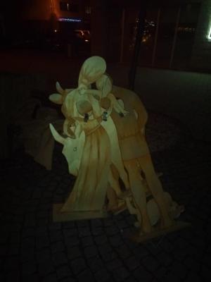 Oprava betléma na náměstíčku 1