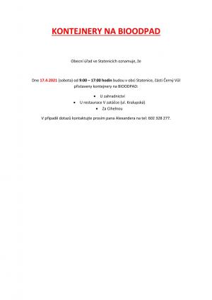 kontejnery na bio odpad